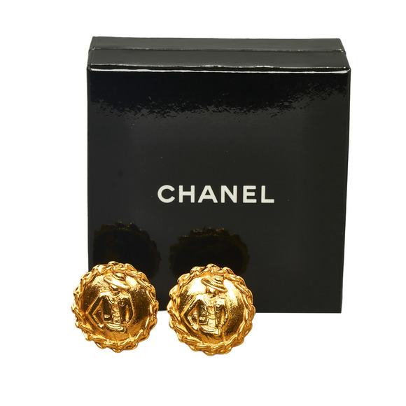 CHANEL Mademoiselle Clip on Earrings Costume Earrings - Picture 9 of 9
